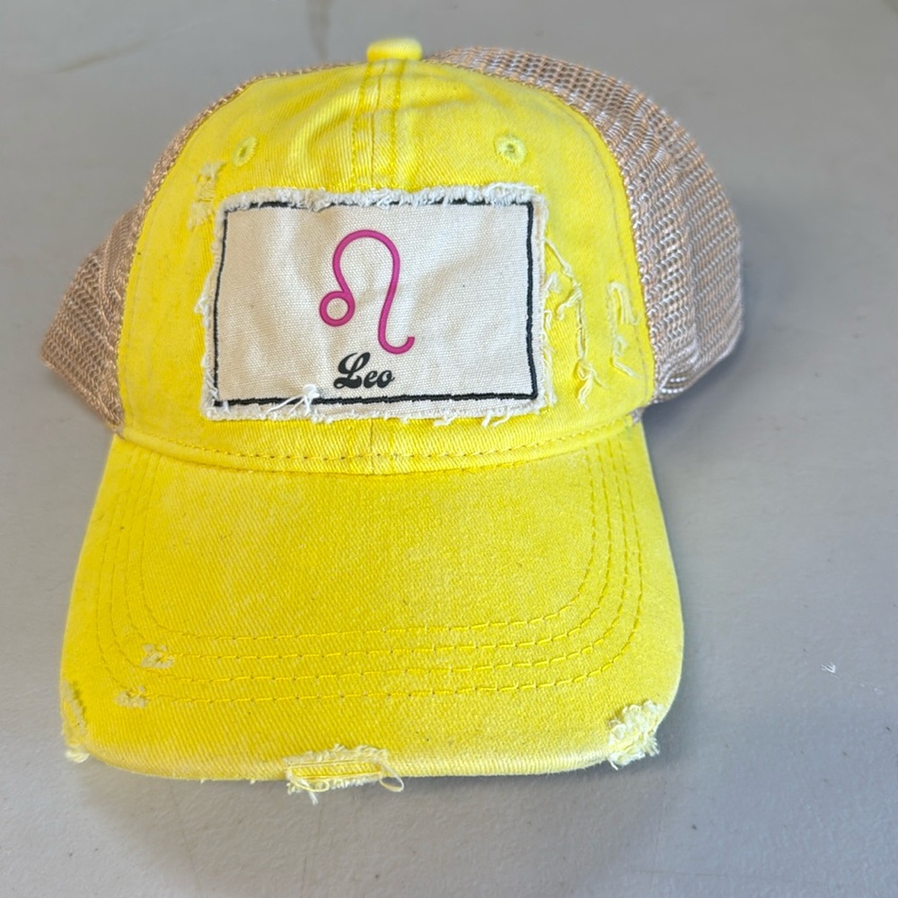 New distressed hat